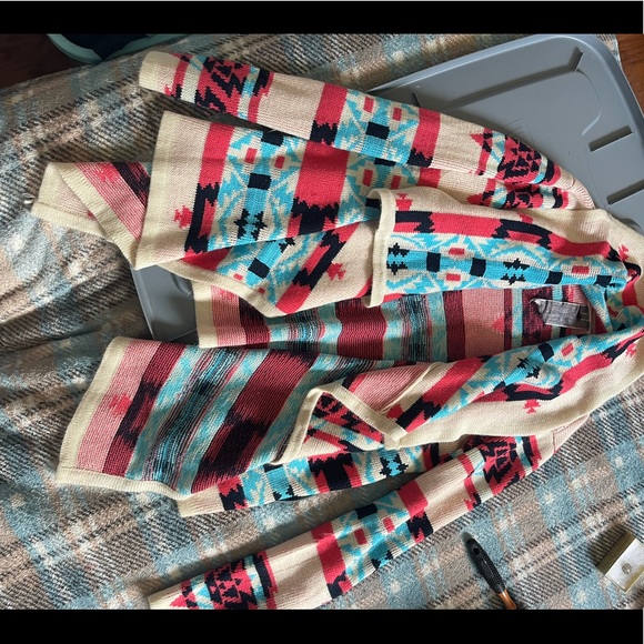 Sweaters - Open front cardi